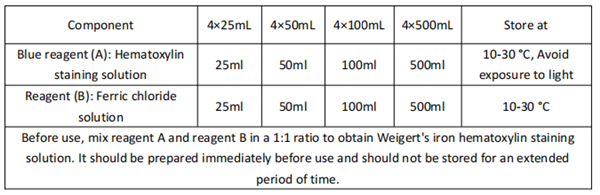 Weigert铁苏木素染色液