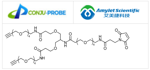 Conju-Probe-Mal-PEG4-bis-PEG3-alkyne